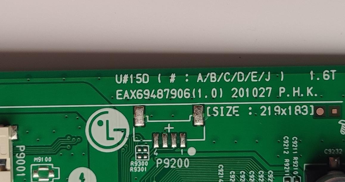 MAIN PARA TV LG / NUMERO DE PARTE EBT66781412 / EAX69487906(1.0) / 66464701 / 33160617 / PANEL NC550TQG-ABKH4 / DISPLAY HV550QUB-F1D / MODELO 55UP8000PUR	 - Imagen 2